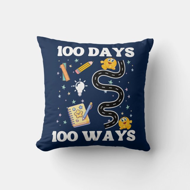 Coussin 100 Jours 100 Voies (Recto)