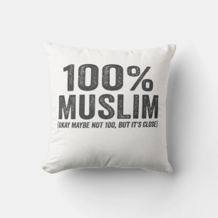 Coussin 100 Musulmans Oky Peut-Être Pas 100 Drôle Aïd Rama