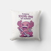 Coussin 100ème jour d'invitation à l'école (Recto)