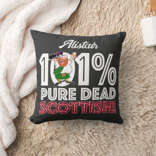 Coussin 101% Pure Mort ÉCOSSE! (Couverture)