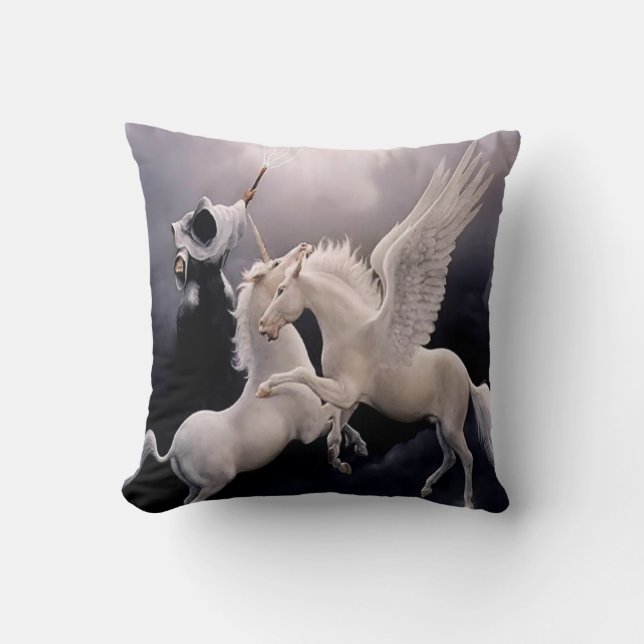 Coussin #10-Unicorn et combat de Pegasus (Recto)