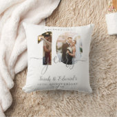 Coussin 10e anniversaire Mariage moderne 2 photo (Couverture)