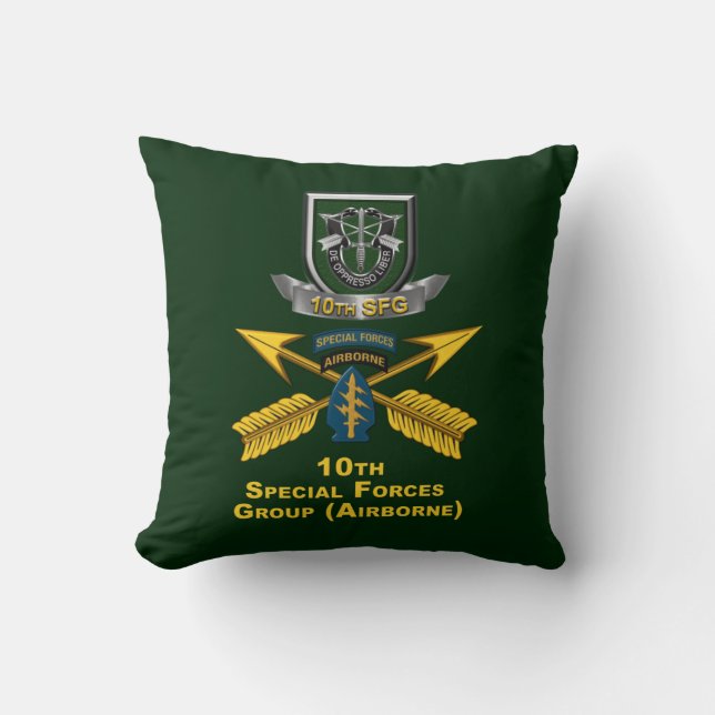 Coussin 10e Groupe des forces spéciales (Recto)