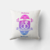 Coussin 12 ans traditionnel Silk 12e anniversaire mariage (Verso)