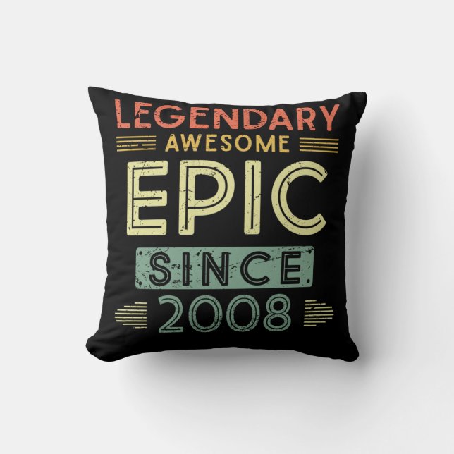 Coussin 13e anniversaire Légendaire 2008 (Recto)