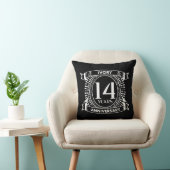 Coussin 14E anniversaire de l'IVORY mariage (Chaise)