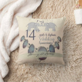 Coussin 14e anniversaire des Opals & Eléphants + Photo (Couverture)