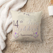 Coussin 14th Wedding Anniversary  (Couverture)