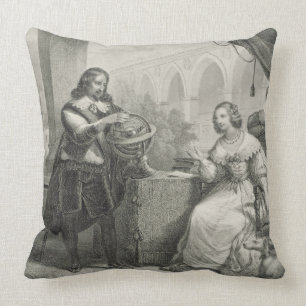 Coussin 1626-89) reines de Christina (de la Suède, d'une
