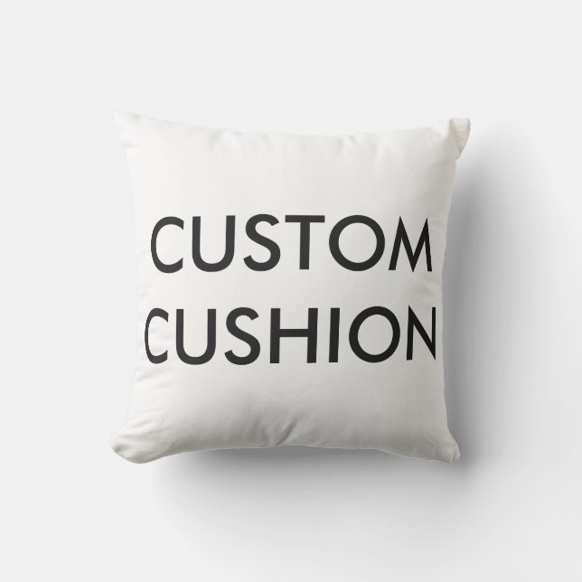 Coussin 16" personnalisable fait sur commande carreau (Recto)