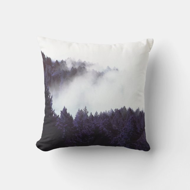 Coussin 16x16 de brouillard de mystère (Recto)