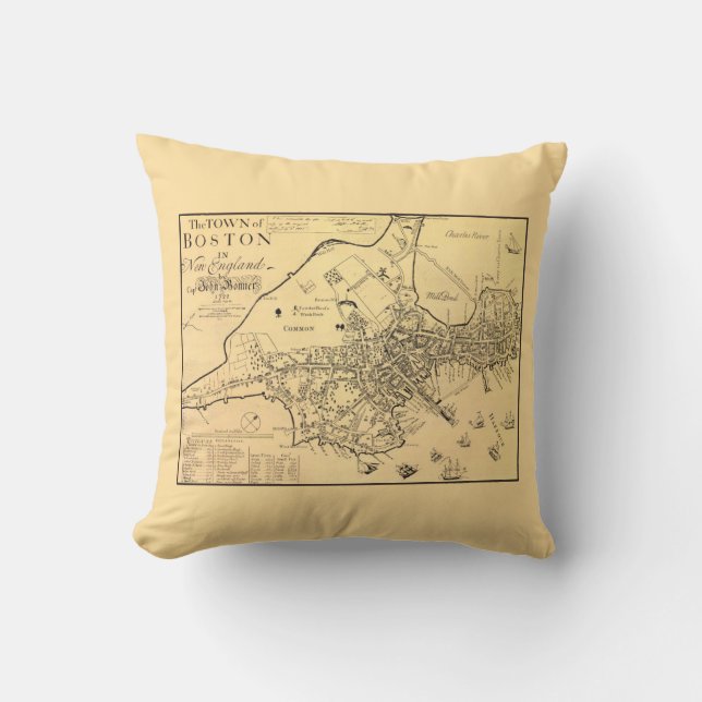 Coussin 1722 Boston - carreau (Recto)