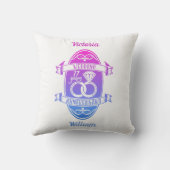 Coussin 17 Année 17e anniversaire du mariage (Verso)