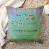 Coussin 17e anniversaire du Mariage carnélien (Couverture)