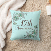 Coussin 17ème Carreau de cadeau d'anniversaire (Couverture)