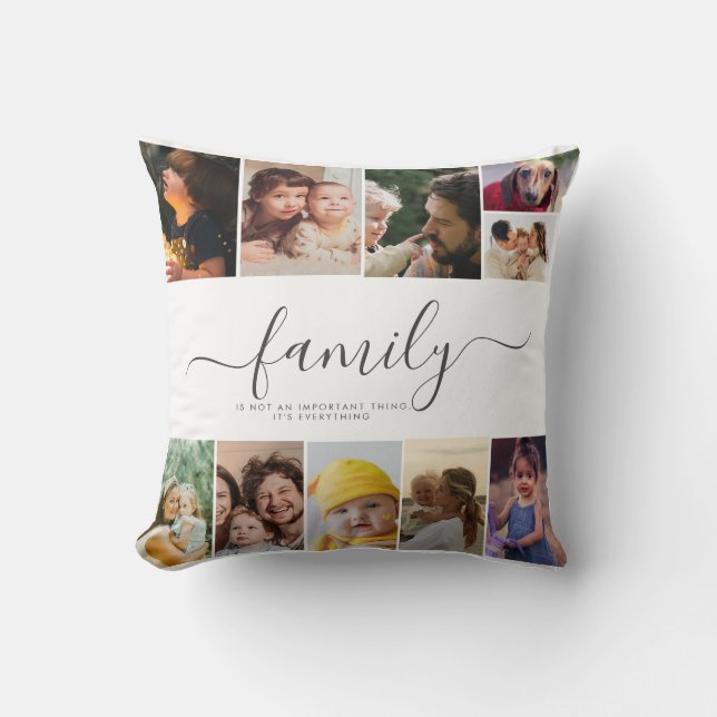 Coussin 18 Photo Collage Cute Family Love Memory (Recto)