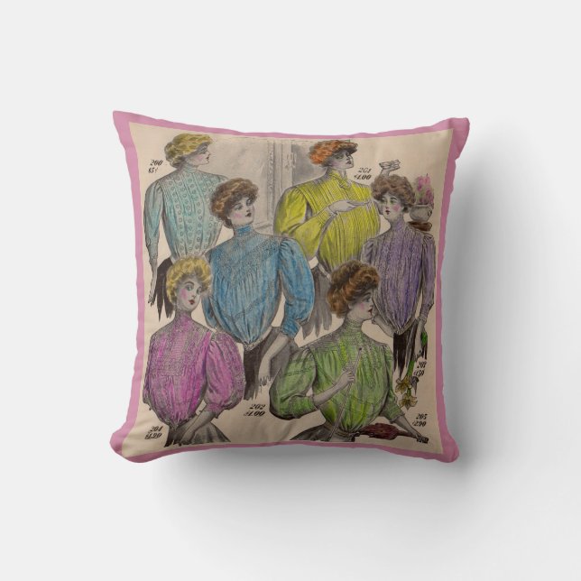 Coussin 1908 Gimbels dames blouses taille n° 1 (Recto)