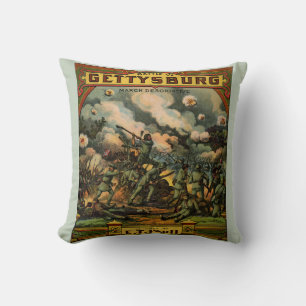 Coussin 1917 La bataille de Gettysburg partition