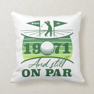 Coussin 1971 50e anniversaire de golf Lover