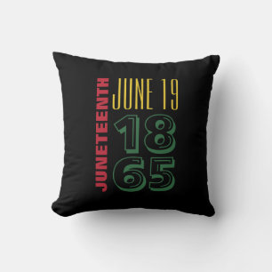 Coussin 19 juin 1865 Typographie Histoire noire