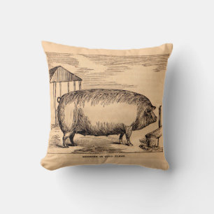 Coussin 19th century pit 'Breeder in Good Flesh'