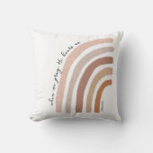 Coussin 1 John 5:15 - Arc-en-ciel de Boho (Recto)