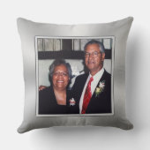 Coussin 1 ou 2 Photos du 60e anniversaire Présence de pare (Verso)