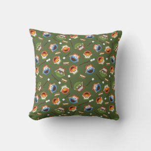 Coussin 1, rue Sésame Le camping est plus amusant avec d