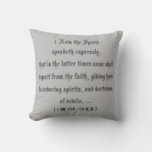 Coussin 1 Tim. 4:1 (Écriture)