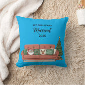 Coussin 1er Noël de Mariage 2025 | Nouveau Canapé Cozy Mig (Couverture)
