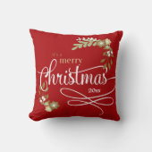 Coussin 1er Noël en Big Brother photo personnalisée (Recto)