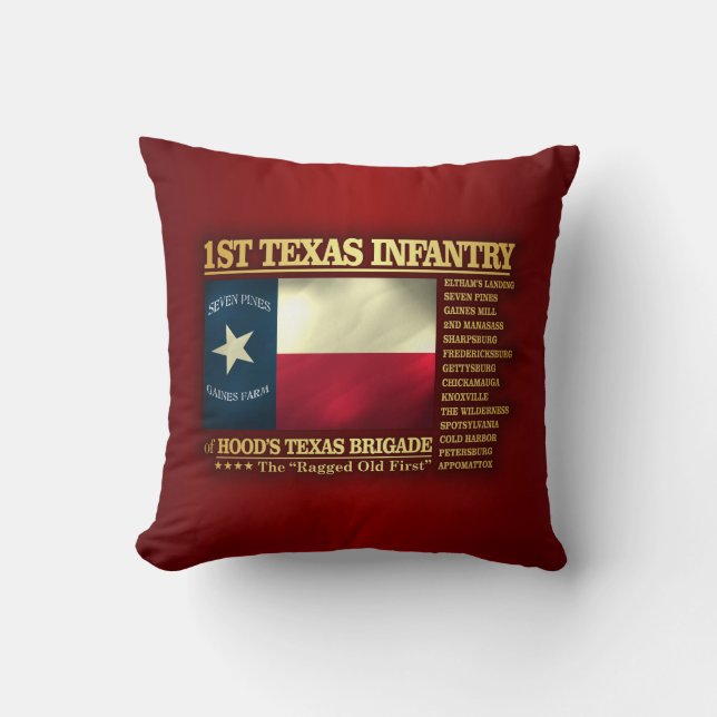 Coussin 1ère infanterie du Texas (BA2) (Recto)