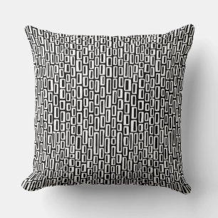 Coussin 200515 - Blanc sur noir