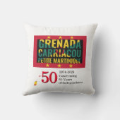Coussin 2024 50e anniversaire de l'indépendance de la Gren (Verso)