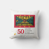 Coussin 2024 INDÉPENDANCE DE LA GRÈNADE 50e ANNIVERSAIRE (Recto)