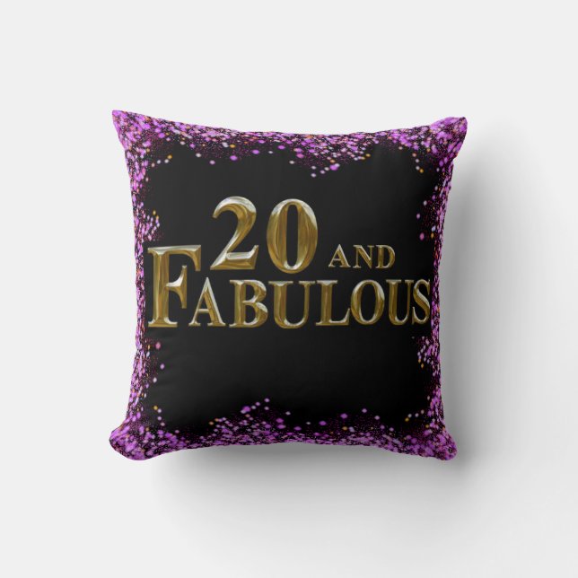 Coussin 20e anniversaire (Recto)
