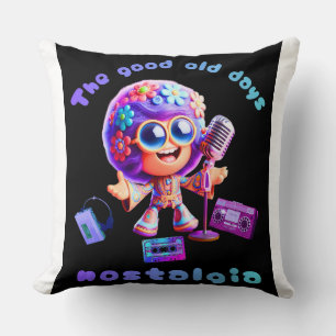 Coussin 20x20 Rétro Groove Nostalgie des Années 80