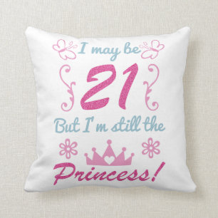 Coussin 21e anniversaire de la princesse