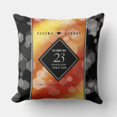 Coussin 23e anniversaire de Mariage de Topaz impérial (Recto)