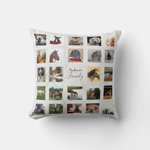 Coussin 24 PHOTO COLLAGE Keepsaké - Marbre gris