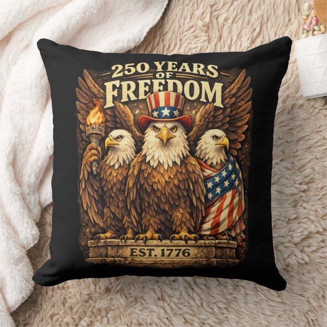 Coussin 250 Ans Amérique 1776-2026 (Couverture)