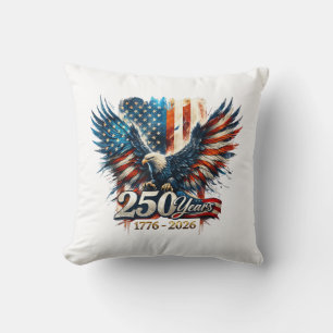 Coussin 250 Ans d'Amérique Anniversaire 250e Indépendance