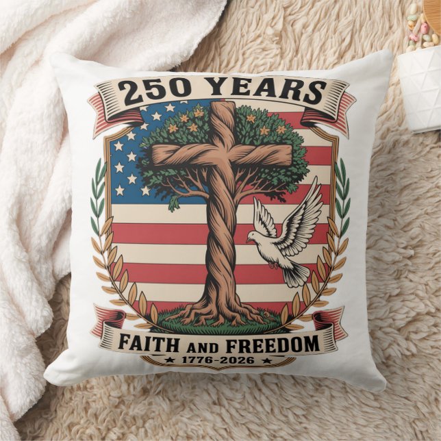 Coussin 250 Ans de Foi et de Liberté (Couverture)