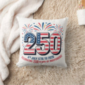Coussin 250 Ans d'Indépendance (Couverture)