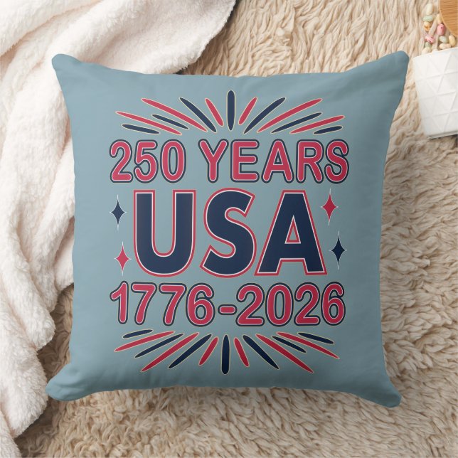 Coussin 250 ans USA | Semiquinentenaire 1776-2026 (Couverture)