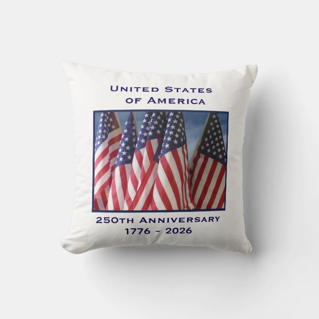 Coussin 250e anniversaire de la Déclaration d'indépendance (Recto)