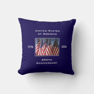 Coussin 250e anniversaire USA Patriotique