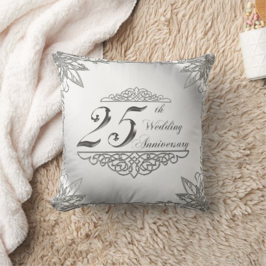 Coussin 25e anniversaire du Mariage Pillow (Couverture)