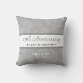 Coussin 25ème Feuille amorti B20 d'argent d'anniversaire (Recto)