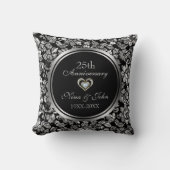 Coussin 25th Wedding Anniversary (Recto)